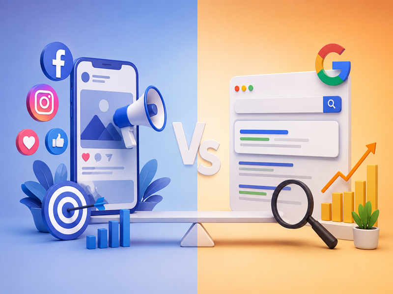 Meta Ads vs Google Ads for lead generation