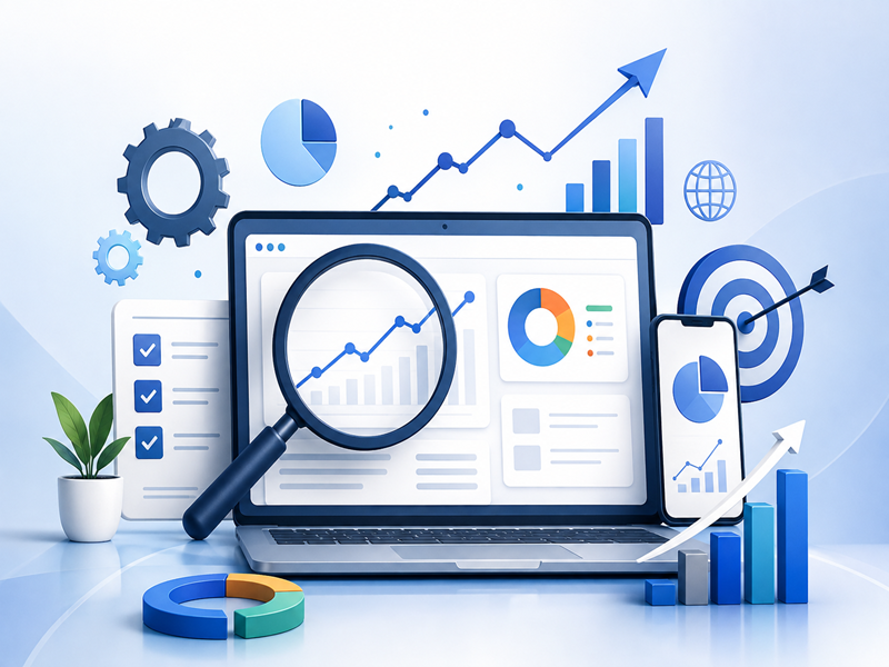 # The Complete SEO Audit Checklist for Small Businesses ## Introduction A website may look professional and offer excellent products or services, but if it isn't optimized for search engines, potential customers may never find it. An SEO audit helps identify the issues preventing your website from achieving better rankings, attracting qualified traffic, and generating leads. Regular SEO audits ensure your website remains healthy, competitive, and aligned with Google's latest best practices. Working with the **best digital marketing agency in Hadapsar** allows businesses to identify technical issues, improve content, and strengthen their overall SEO strategy for long-term growth. --- ## What Is an SEO Audit? An SEO audit is a comprehensive review of your website to evaluate how well it performs in search engines. It identifies strengths, weaknesses, and opportunities for improvement across technical SEO, on-page SEO, off-page SEO, and user experience. A complete SEO audit helps businesses: - Improve Google rankings - Increase organic traffic - Enhance website performance - Fix technical issues - Improve user experience - Generate more qualified leads Regular audits help keep your website optimized as search engine algorithms continue to evolve. --- ## Why Small Businesses Need Regular SEO Audits Many small businesses invest in websites but rarely review their SEO performance. Over time, broken links, outdated content, slow pages, and technical errors can reduce visibility in search results. An SEO audit helps businesses: - Discover hidden website issues - Improve local search visibility - Increase website traffic - Stay ahead of competitors - Improve conversion opportunities - Support long-term digital growth Even small improvements can make a significant difference in online performance. --- ## The Complete SEO Audit Checklist ### 1. Check Website Speed A fast website improves user experience and supports better search rankings. Review: - Page loading speed - Image optimization - Browser caching - File compression - Core Web Vitals --- ### 2. Test Mobile Friendliness Most users browse websites on mobile devices. Ensure your website: - Loads properly on smartphones - Has responsive design - Uses readable text - Has easy navigation - Displays buttons correctly --- ### 3. Review Technical SEO Technical SEO helps search engines crawl and index your website efficiently. Check: - XML Sitemap - Robots.txt file - HTTPS security - Crawl errors - Broken links - Redirect issues - Duplicate pages --- ### 4. Optimize On-Page SEO Every page should be optimized for relevant keywords and user intent. Review: - SEO titles - Meta descriptions - Heading structure (H1-H3) - Image alt text - Internal linking - URL structure - Keyword placement --- ### 5. Evaluate Content Quality Google rewards content that is useful, relevant, and up to date. Review: - Outdated articles - Duplicate content - Thin content - Keyword relevance - Readability - User intent Update older content regularly to maintain rankings. --- ### 6. Analyze Backlinks Quality backlinks help improve website authority. Check: - Referring domains - Toxic backlinks - Broken backlinks - Link quality - Internal linking opportunities Focus on earning links from trusted and relevant websites. --- ### 7. Review Local SEO For businesses serving local customers, local SEO is essential. Review: - Google Business Profile - Business information consistency - Customer reviews - Local keywords - Location pages These improvements help businesses appear in local search results and Google Maps. --- ### 8. Monitor Website Analytics SEO decisions should be based on data. Track: - Organic traffic - Bounce rate - User engagement - Conversion rate - Top-performing pages - Keyword rankings Analytics help identify what's working and where improvements are needed. --- ## How the **Best Digital Marketing Agency in Hadapsar** Performs an SEO Audit A professional SEO audit goes beyond automated tools. It combines technical expertise with strategic planning. A complete audit includes: ### Technical Website Analysis Identifying crawl errors, indexing issues, and website performance problems. ### SEO Content Review Evaluating blogs, landing pages, and service pages for quality and relevance. ### Competitor Analysis Comparing your website with competitors to identify growth opportunities. ### Action Plan Providing clear recommendations to improve rankings, traffic, and conversions. These steps create a roadmap for sustainable SEO success. --- ## Common SEO Issues Found During Audits Many websites experience similar problems. Common issues include: - Missing meta descriptions - Slow-loading pages - Broken internal links - Duplicate content - Poor mobile experience - Missing image alt text - Low-quality backlinks - Weak internal linking Fixing these issues can significantly improve website performance. --- ## Benefits of Regular SEO Audits Businesses that perform regular SEO audits often achieve: - Better Google rankings - Increased organic traffic - Higher-quality leads - Faster website performance - Improved user experience - Greater online visibility - Stronger long-term growth An SEO audit is not a one-time task—it should be part of an ongoing digital marketing strategy. --- ## Conclusion A complete SEO audit helps businesses identify opportunities to improve their website, strengthen search visibility, and attract more qualified customers. By regularly reviewing technical SEO, content, backlinks, and website performance, businesses can stay competitive in an ever-changing digital landscape. Working with the **best digital marketing agency in Hadapsar** ensures your website receives a detailed SEO audit backed by data-driven recommendations and proven optimization strategies. Extensile Media helps businesses across Pune improve online performance through SEO audits, technical SEO, website optimization, Google Ads, social media marketing, content marketing, and comprehensive digital marketing solutions. Their strategic approach helps businesses build stronger online visibility and achieve sustainable growth. Visit [**https://extensile.in/**](https://extensile.in/) to explore their complete range of digital marketing services. To learn more about Google's SEO best practices, visit: [**https://developers.google.com/search/docs**](https://developers.google.com/search/docs) generate an image for this blog