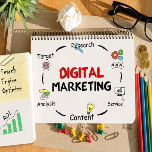 Digital marketing professionals analyzing AI tools, SEO performance, social media campaigns, and marketing trends for business growth in 2026.